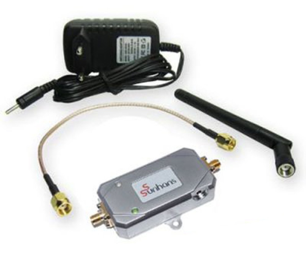 Amplificador wifi 2000mw 33dbi usb repetidor 2w 2.4ghz extension senal red inalambrico ian at wb2w bob pan - 1