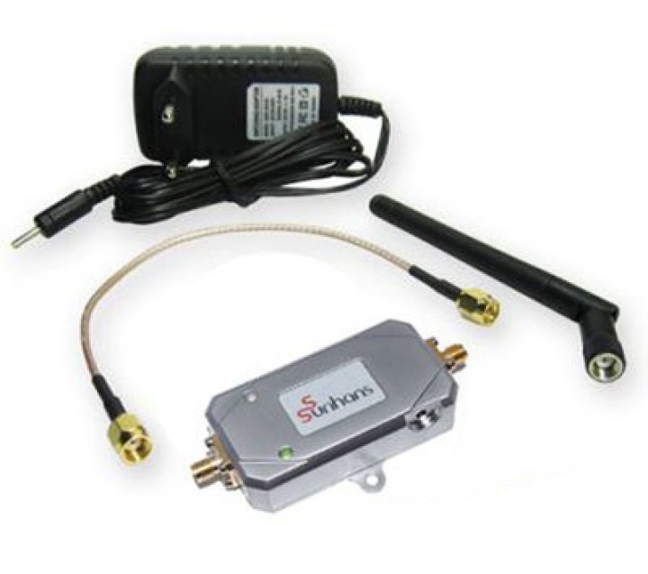 Amplificador wifi 2000mw 33dbi usb repetidor 2w 2.4ghz extension senal red inalambrico ian at wb2w bob pan - 1