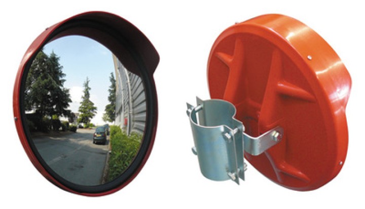 Specchio sorveglianza 80cm per esterno specchio di segnalizzazione specchi di sicurezza e circolazione jr international - 1