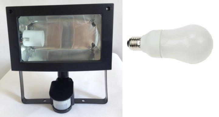 Radar rivelatore ir posto illuminazione lampadina e27 movimento st160a per l'economia energetica jr international - 1