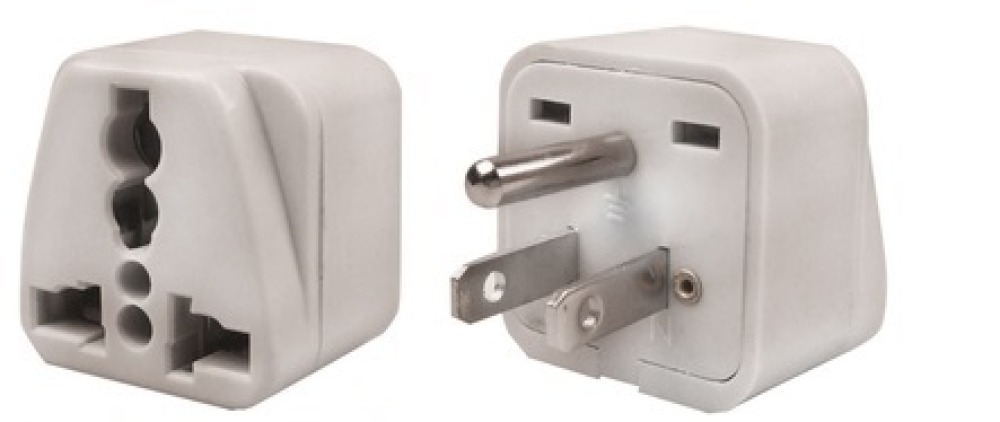 Travel adapter electric adapter 16 american male + female to female euro adapter jr international - 2