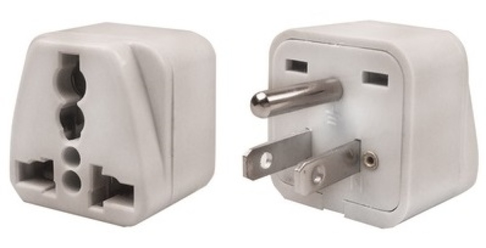 Adaptador electrico 6a macho americano a hembra euro universal adaptadores conectores adaptadores adaptador convertidor jr inter