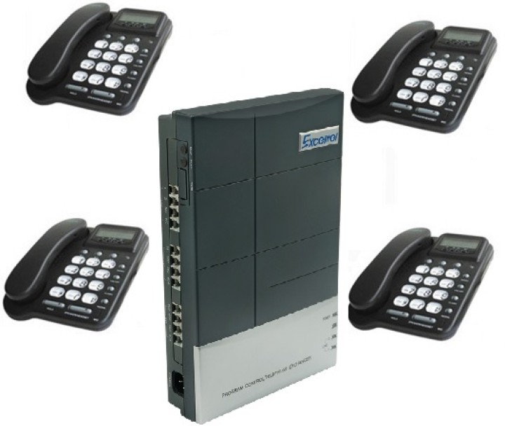 Telefonzentrale set 2 anschlusse 8 terminals zubehor fur telefon telekommunikation pabx jr international - 1