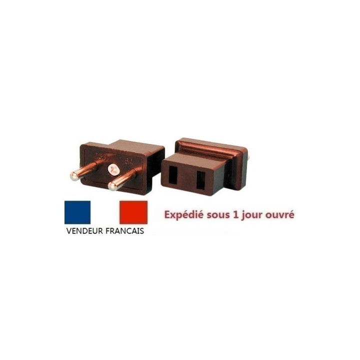 Adattatore elettrico 6a maschio europeo verso femmina americana wl 031 presa adattatrice legrand - 1