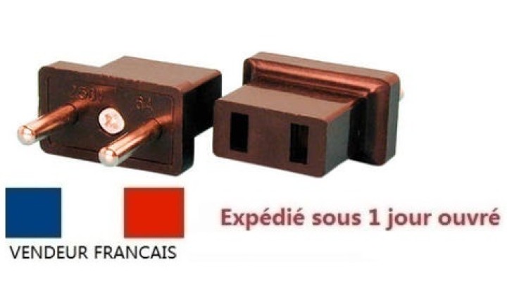 Adapter electric adapter 6a euro male adapter to american female outlet adaptors legrand - 1