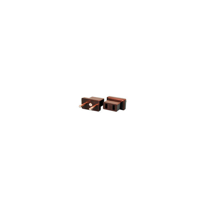 Adattatore elettrico 6a maschio europeo verso femmina americana wl 031 presa adattatrice jr international - 1