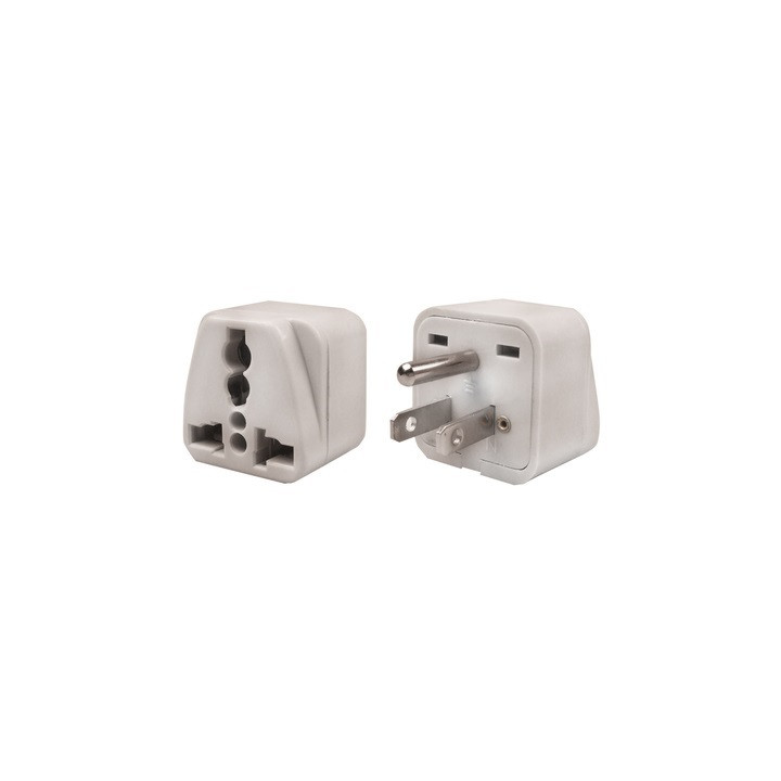 Adaptador electrico 6a macho americano a hembra euro universal adaptadores conectores adaptadores adaptador convertidor jr inter
