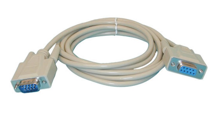 Serielles kabel RS232 9 pol. d sub stecker 9 pol. d sub buchse 2m jr  international - 1