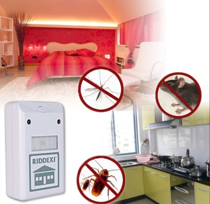 2 ultrasuoni del mouse repeller scarafaggi ratti blate mosca parassita repellente per zanzare respinge formica weitech - 7