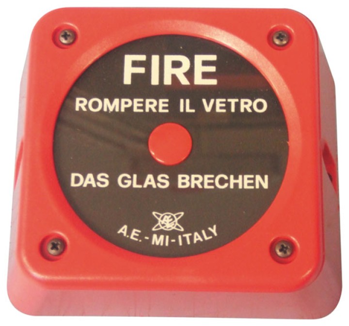 Scatola da infrangere (gdbg in opzione) allarme incendio detezione incendio ae bg20 jr international - 1