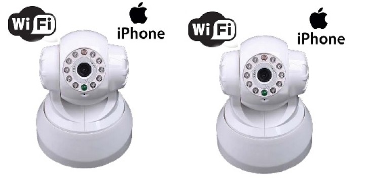 2 motorizado ip cámara inalámbrica wifi iphone blackberry color detector de movimiento pan tilt audio jr international - 1