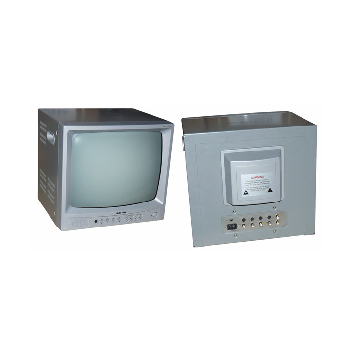 Monitor video vigilancia blanco y negro 17'' 42cm + audio + cuadrante (220vca) para 4 video camaras qv 17m ls industrial - 1