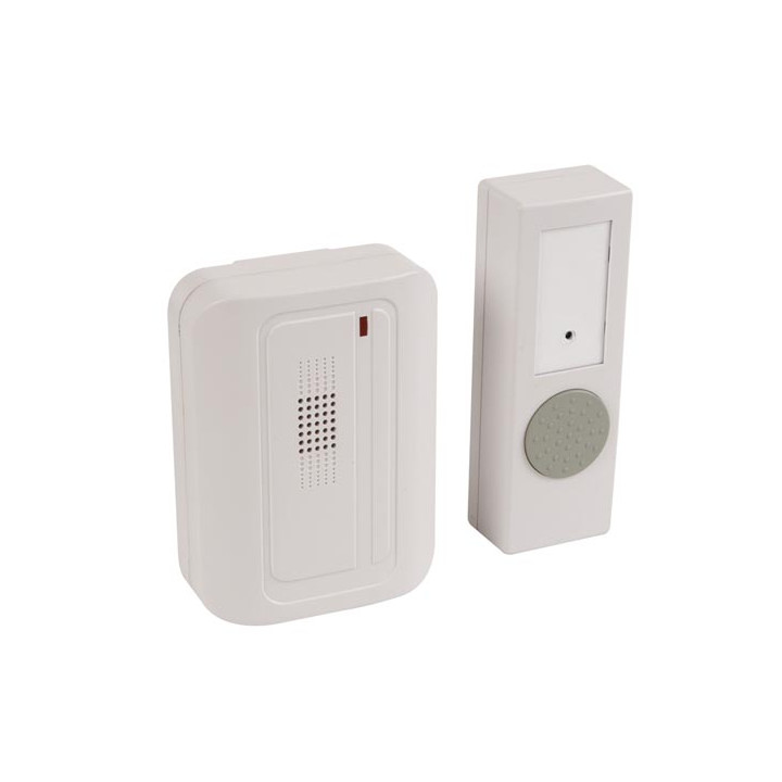 Campana campanello campanello wireless 1 trasmettitore di allarme panico pulsante edb5 sicurezza velleman - 2