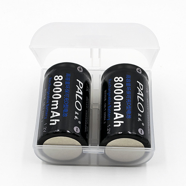Bateria recargable 1.2vcc 2500ma r20d (las 2 baterias ) pila seca pilas accu velleman - 7