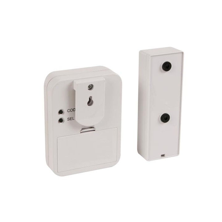 Campana timbre timbre de la puerta inalámbrica edb5 seguridad 1 transmisor de alarma botón de pánico velleman - 1