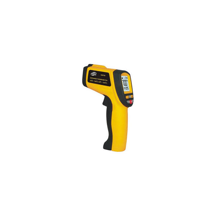 Termometro laser infrarosso digitale a 700 gradi senza contatto arancio jr international - 11