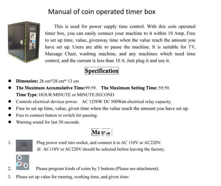 Coin control 1 euro contact raising barriers gates run tennis service station swimming pool jr international - 1