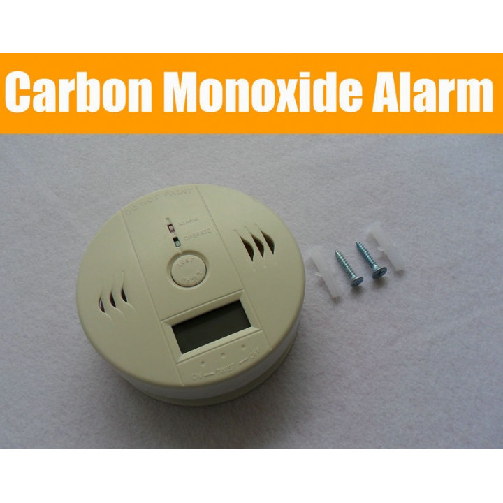 Detector de monóxido de carbono co 9v en50291 tipo b timbre de alarma de detección de gas inodoro autónoma jr international - 4