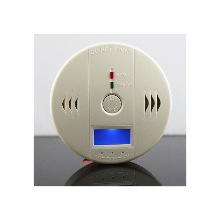 Detector de monóxido de carbono co 9v en50291 tipo b timbre de alarma de detección de gas inodoro autónoma jr international - 8