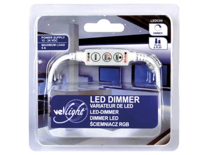 Mini inverter led 12 - 24vdc ledc04 velleman - 2