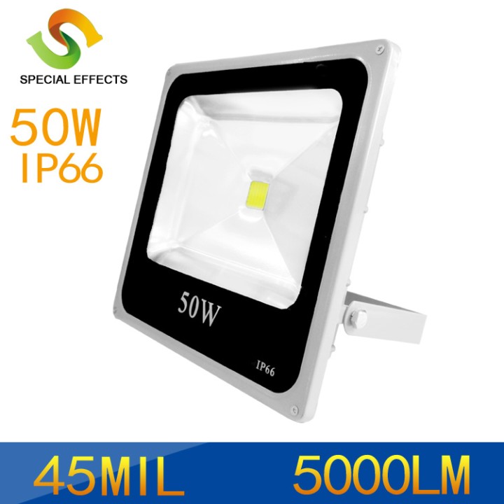 Proiettore led spot smd 50w  410w 110v 220v impermeabile esterna calda illuminazione 3000k bianco jr international - 1
