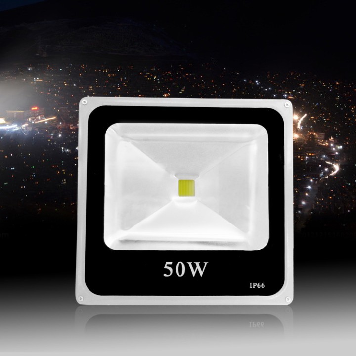 Proiettore led spot smd 50w  410w 110v 220v impermeabile esterna calda illuminazione 3000k bianco jr international - 1