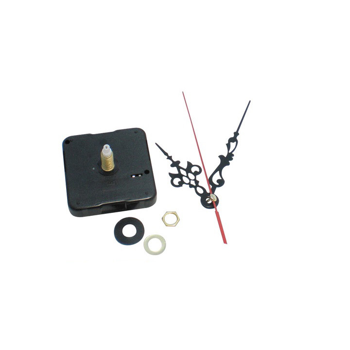 Quartz clock movement kit spindle mechanism shaft 23mm jr international - 1