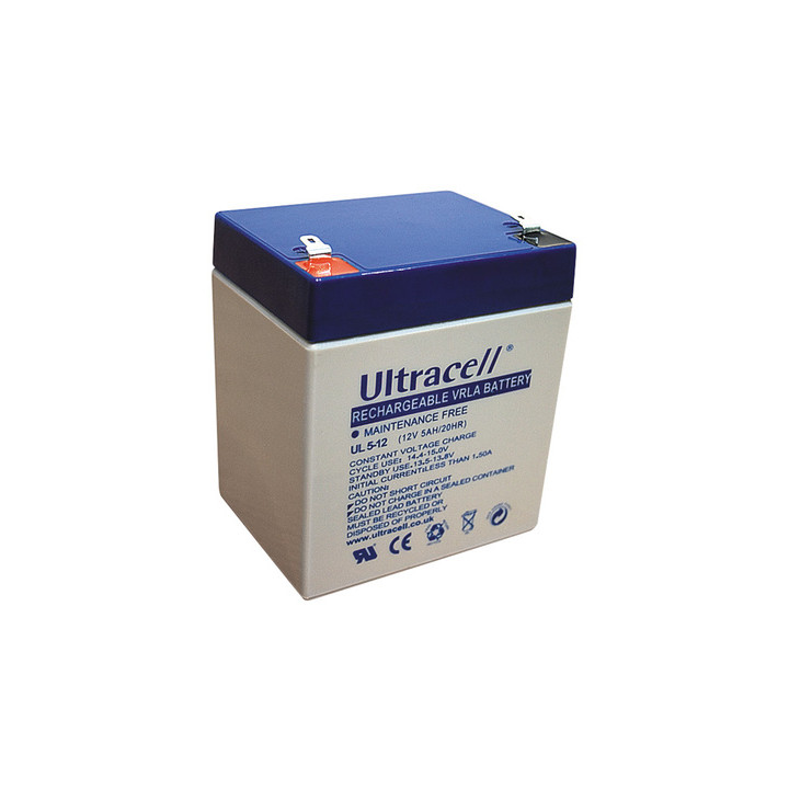 Bateria recargable 12v 5ah bateria secas recargables bateria seca recargable pilas secas bateria recargables ultracell - 1