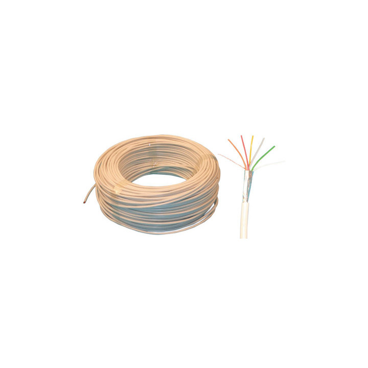 Flexibles kabel 6x0.22 weiß ø4.5mm 100m flexible kabel flexibles kabel flexibles kabel flexibles kabel jr international - 1