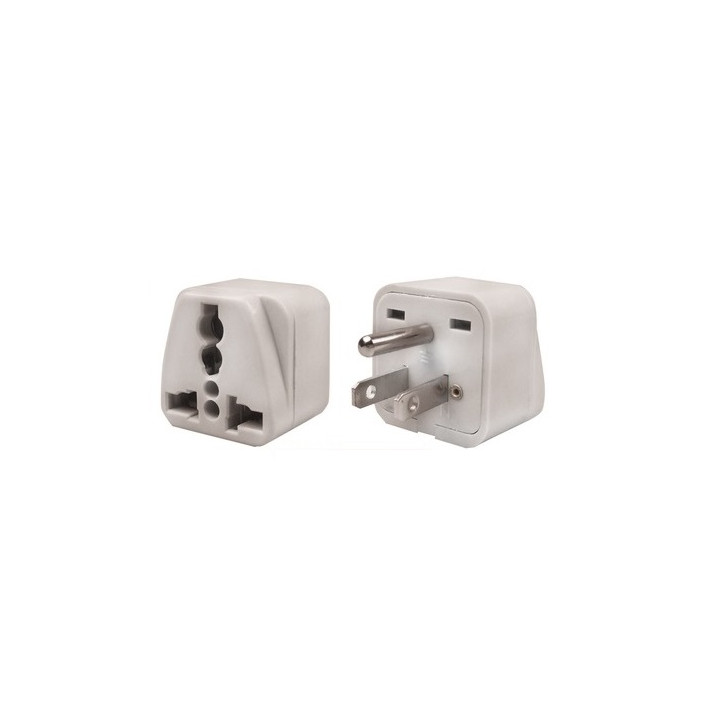 Travel adapter electric adapter 16 american male + female to female euro adapter jr international - 2