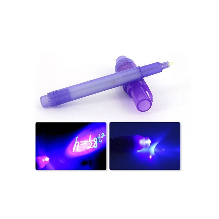 3 a felt pen ink ultraviolet invisible ultraviolet lamp with pink agenda jr  international - 5
