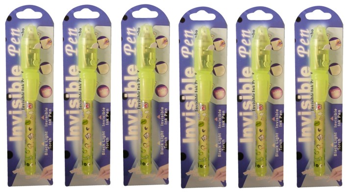 6 filzstift tinte uv unsichtbare uv-lampe mit grünen agenda jr  international - 10