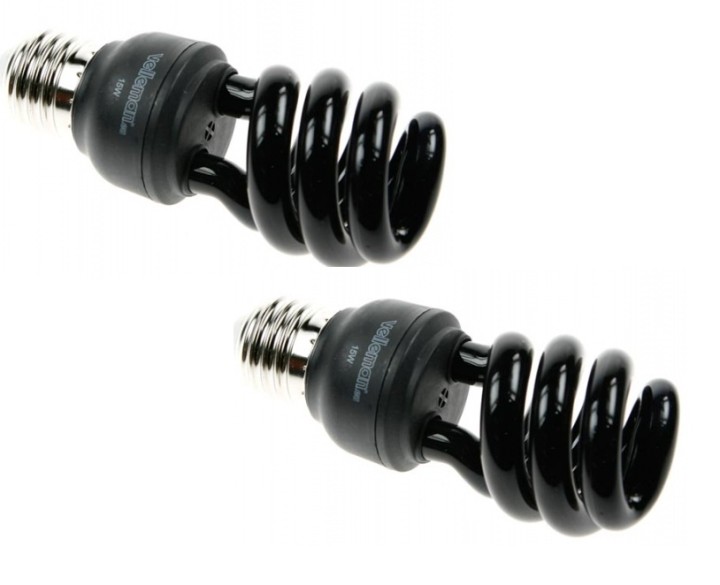 2 lampara fluocompacta luz negra e27 t3 15w 220v 230v 240v uv alumbrado ultravioleta lae1f8f jr international - 3