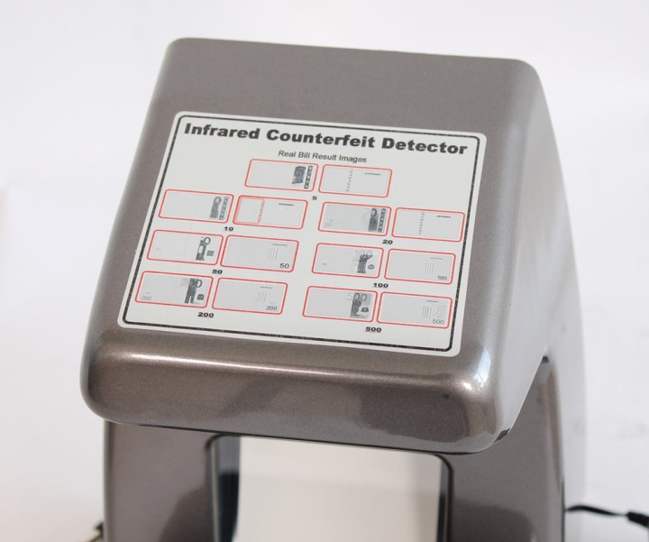 Detector counterfeit bank notes detector 220vac detector professionnal jr international - 2