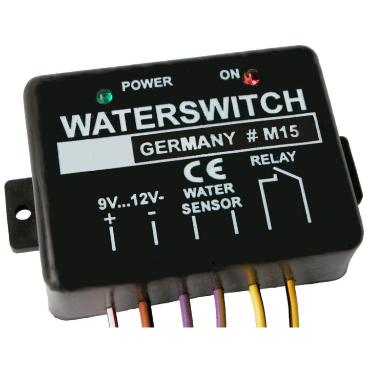 Detector d agua 9v 10v 11v 12v seäalización lluvia nieva granizo cenagoso pluviometre detector aguas kemo - 1