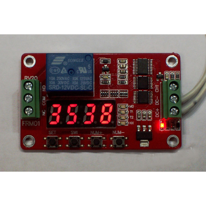 Multifunktions- self- lock relay cycle timer -modul plc home automation delay- 12v h-tronic - 1