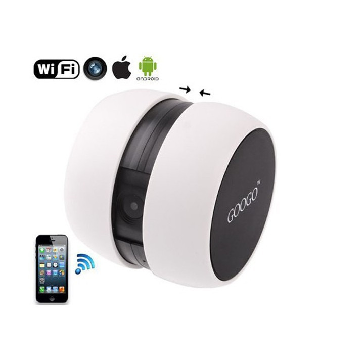 Wifi telecamera ip motorizzata googo videosorveglianza a colori senza fili a distanza iphone hp - 6