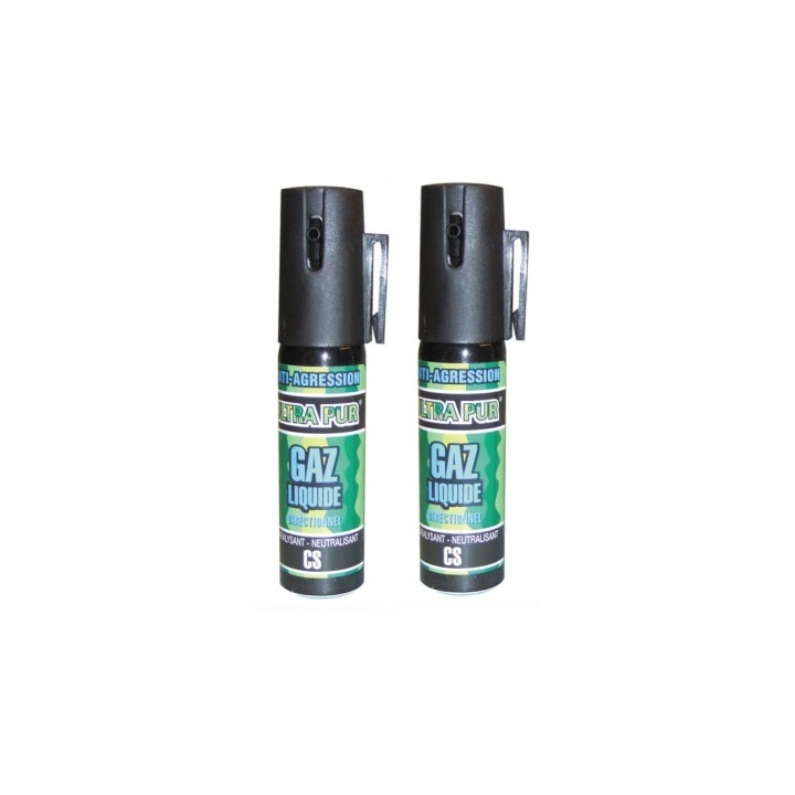 2 aerosol gas paralisante 2% 25ml pequeño modelo anti agresion autodefensa antirrobo proteccion individual seguridad jr internat