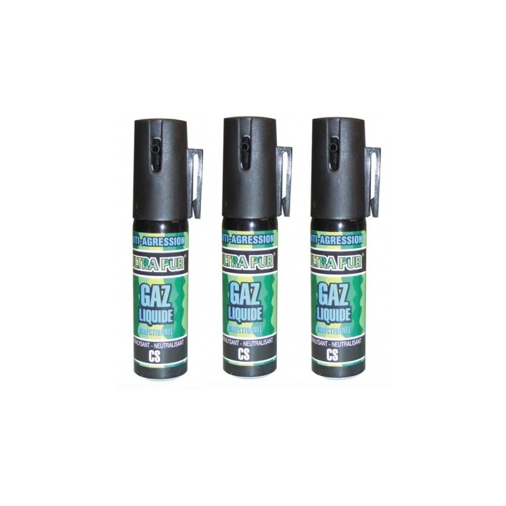 3 aerosol gas paralisante 2% 25ml pequeño modelo anti agresion autodefensa antirrobo proteccion individual seguridad jr internat