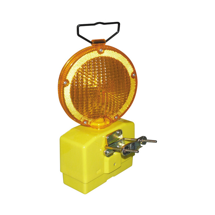 6v lantern lamp amber site 2 leds light lighting secour road safety as-9801 jr international - 2