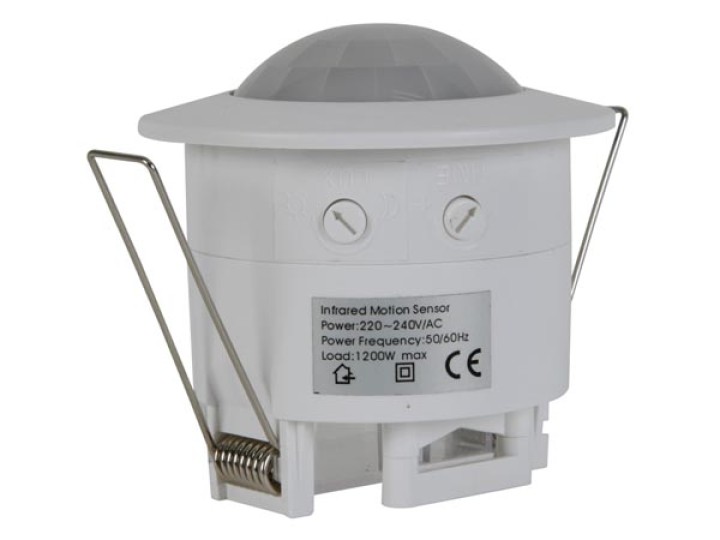 Sensor-infrarot-bewegungsmelder pir-300w 220v ø45mm erbaute pir41 velleman - 2