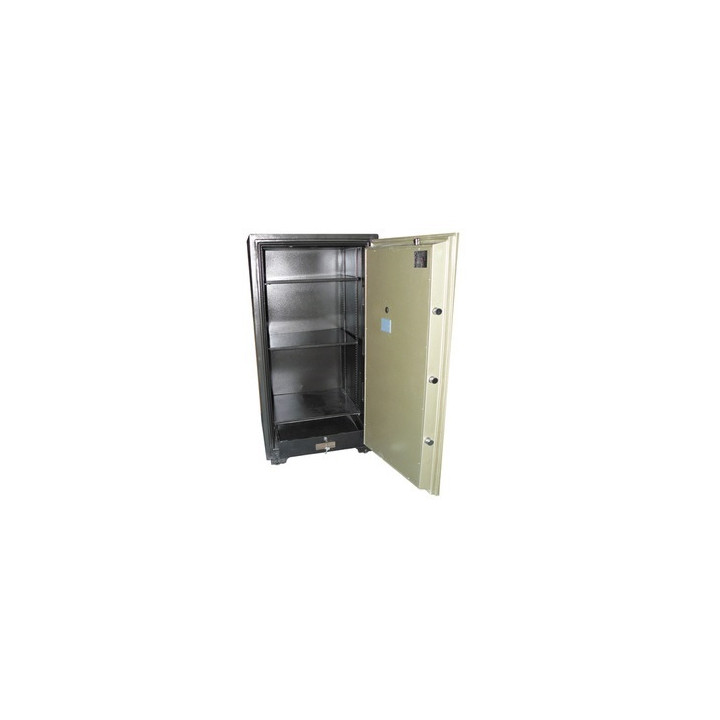 Safe box fireproof safe with code + key, 71x136x64cm 342kg metal case high security safe box code and key unlocking system fire 