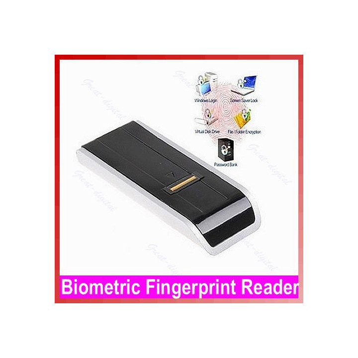 Security usb biometric fingerprint reader password lock for laptop pc support windows 2000/xp/vista/win7 jr international - 9