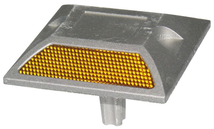 Aluminio ojo de gato de iluminación reflector de la luz de marcado de la seguridad vial jr international - 1