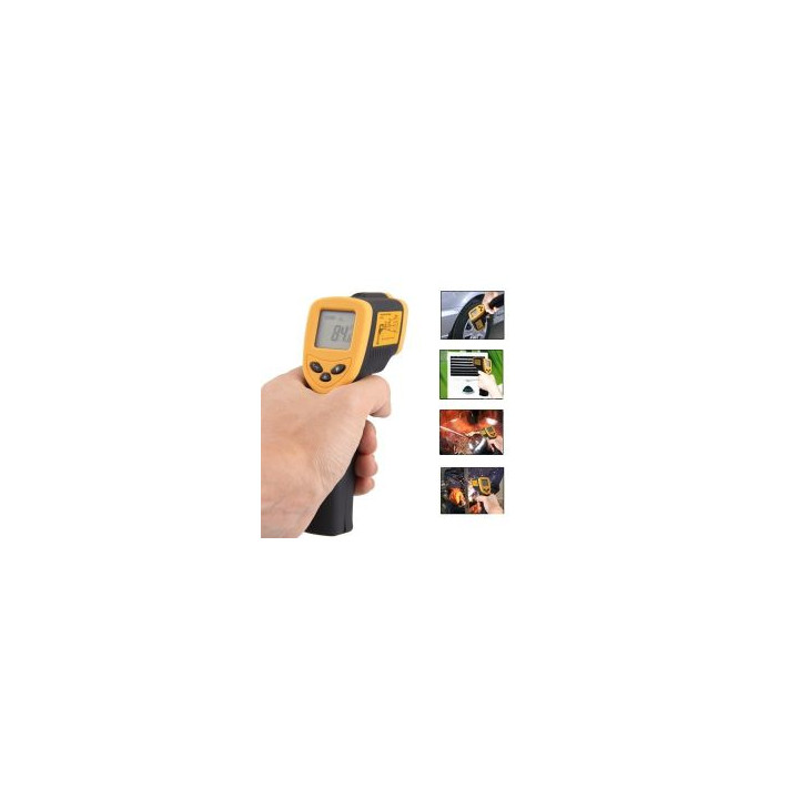 Non contact ir infrared digital thermometer with laser velleman - 1