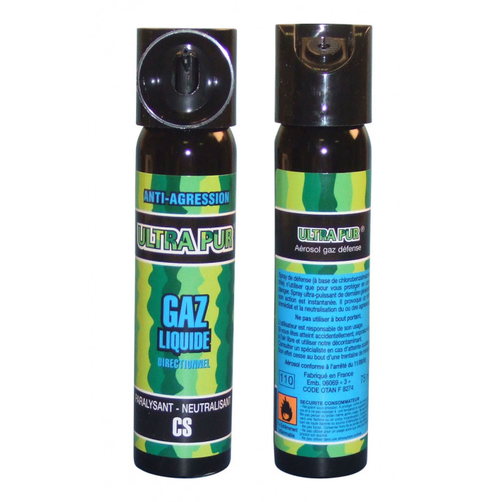 2 paralizzante aerosol spray al pepe gas 75ml polizia pepe respinge cane pepe sicurezza spruzzo jr international - 2