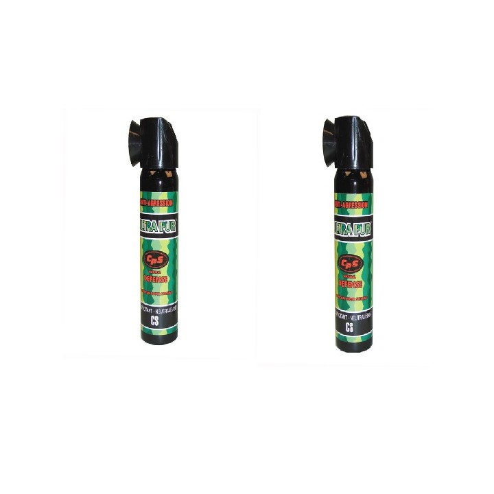 2 aerosole lähmenden gas pfeffer 75ml polizei pfefferspray abstößt hund pfefferspray sicherheit jr international - 2