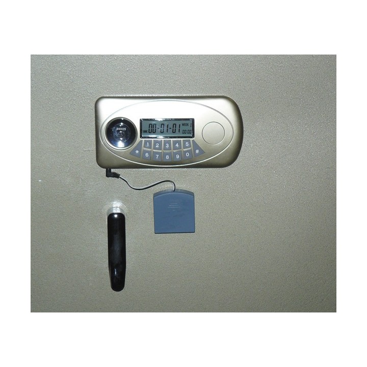 Safe box fireproof safe with code + key, 71x136x64cm 342kg metal case high security safe box code and key unlocking system fire 