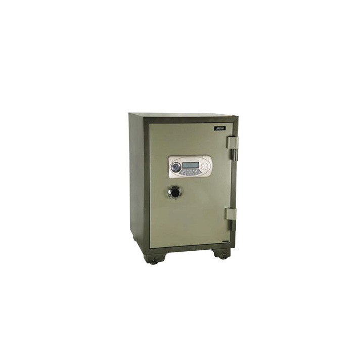 Cassaforte ignifuga a codice + chiave 159 kg 490x820x450mm armadio metallo ignifugo custodia valori preziosi phoenix - 1