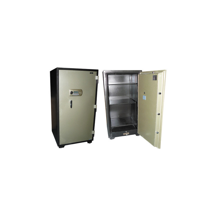 Cassaforte ignifuga a codice + chiave 71x136x64cm 342kg armadio metallo ignifugo custodia valori preziosi jr international - 5